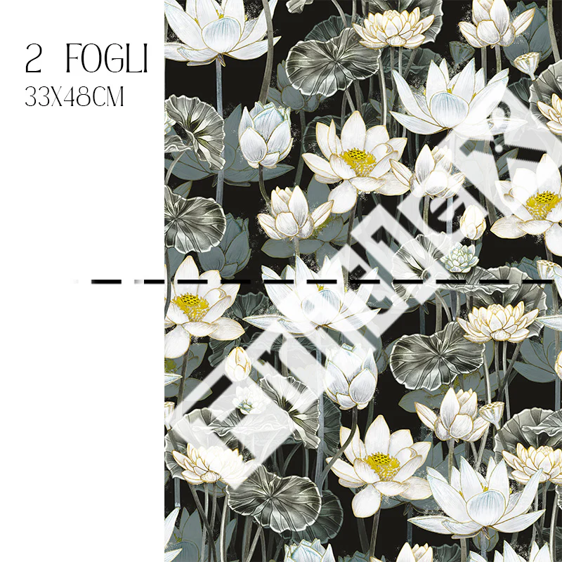 Dècoupage Collezione Alex - Fiore di loto - Image 3
