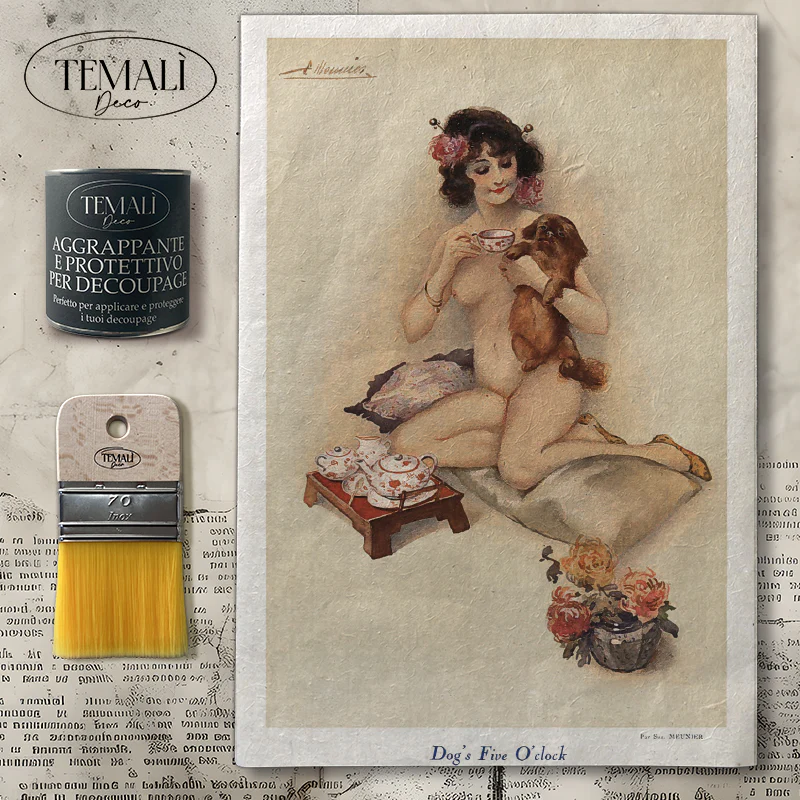 Découpage Moda - Dog's Five O'Clock