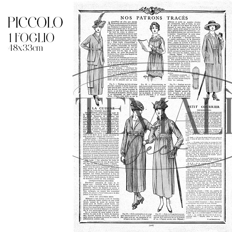 Dècoupage Moda - Nos Patrons Traces - Image 3