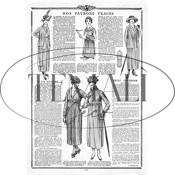 Dècoupage Moda - Nos Patrons Traces - Image 5