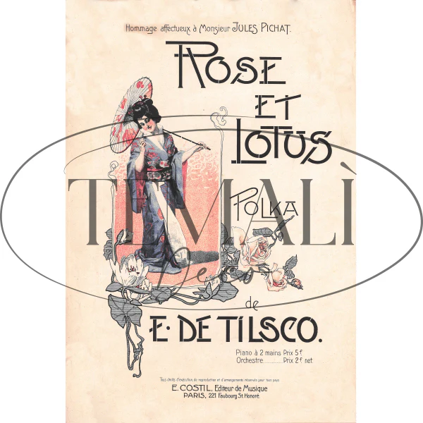 Découpage Moda - Rose et Lotus - Image 5