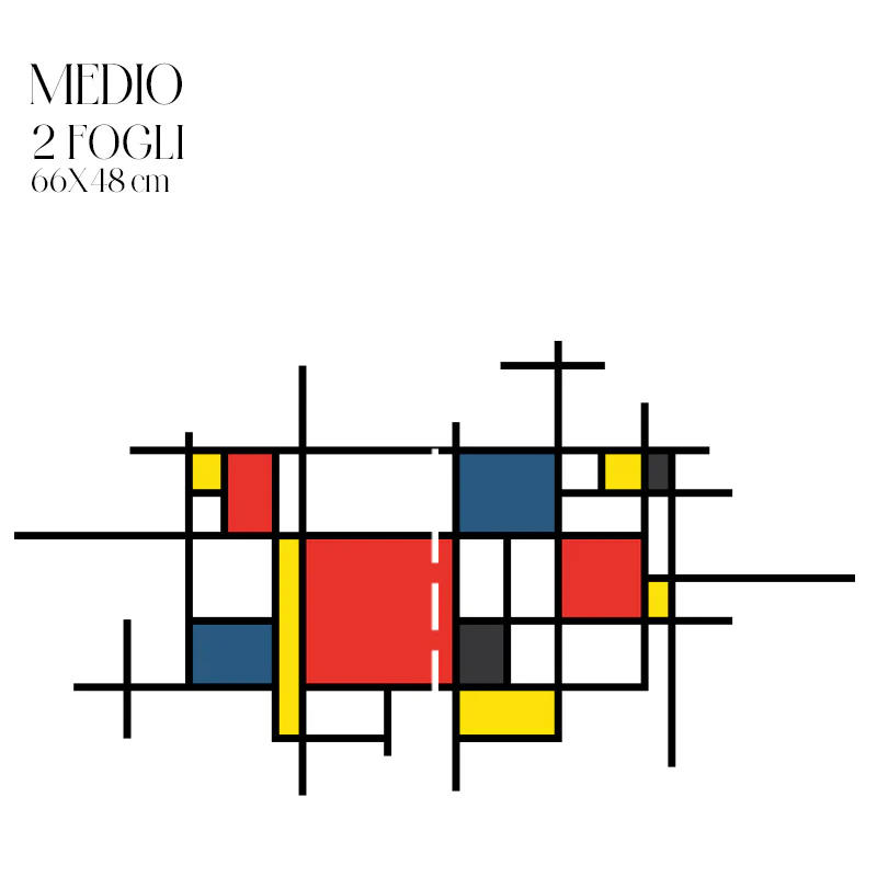 Dècoupage Vintage Quadro - Colourful Cubes - Image 3
