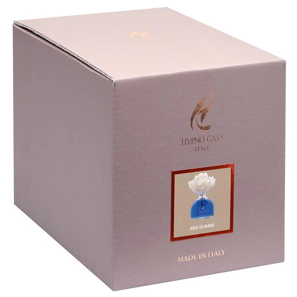 Diffusore di Fragranza Rosa "Aria di Mare" con Fiore, Hypno Casa, 250 ml - Image 2