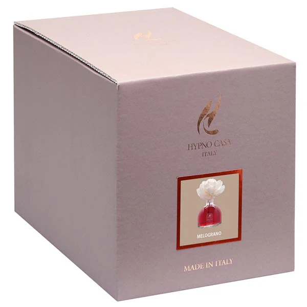 Diffusore di Fragranza Rosa "Melograno" con Fiore, Hypno Casa, 100 ml - Image 2