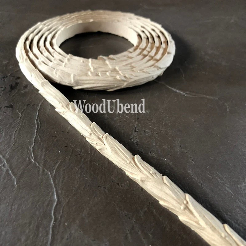 Fregio Decorativo "Cordone Foglia di Ulivo Big", WoodUbend