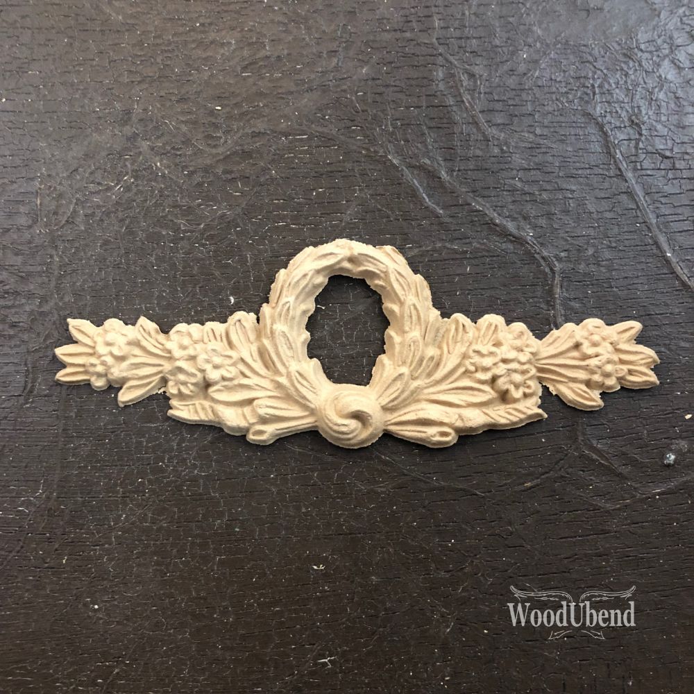 Fregio Decorativo "Corona di Alloro", WoodUbend