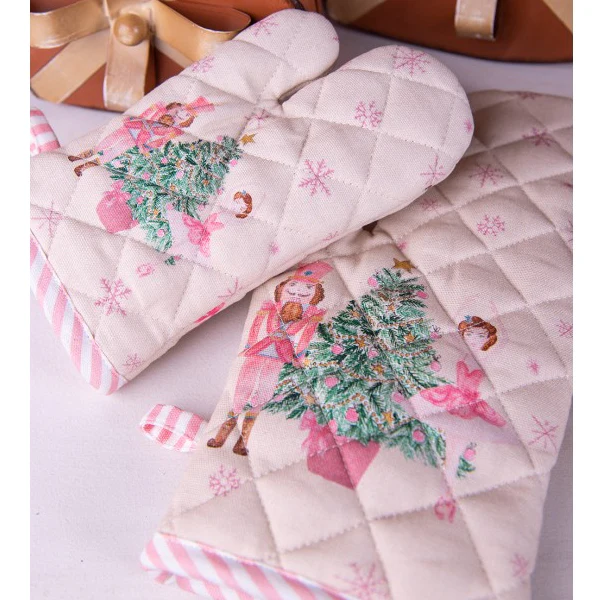 Guanto da Forno per Bambini “Schiaccianoci&Ballerina” – 12X21 cm - Image 3