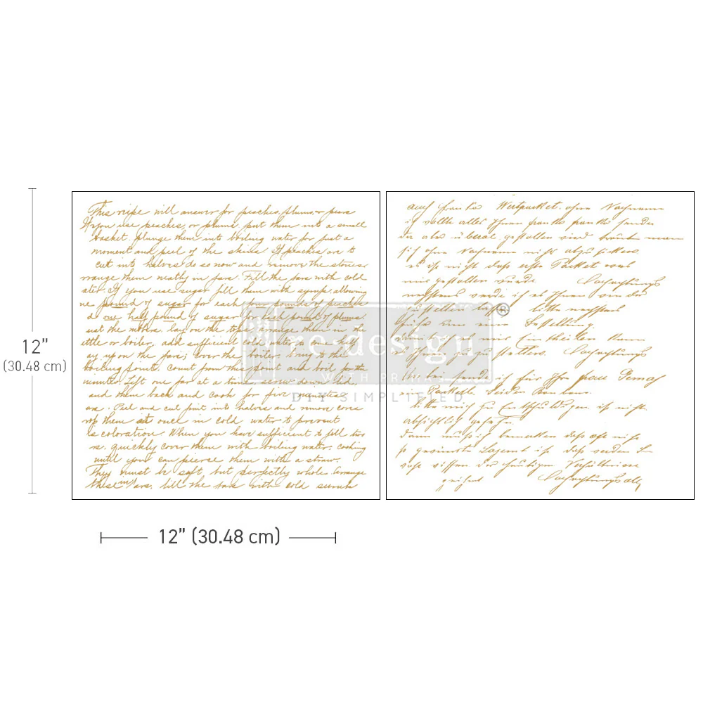 Redesign Decor Transfers "SWEET NOTES" 31x31 cm