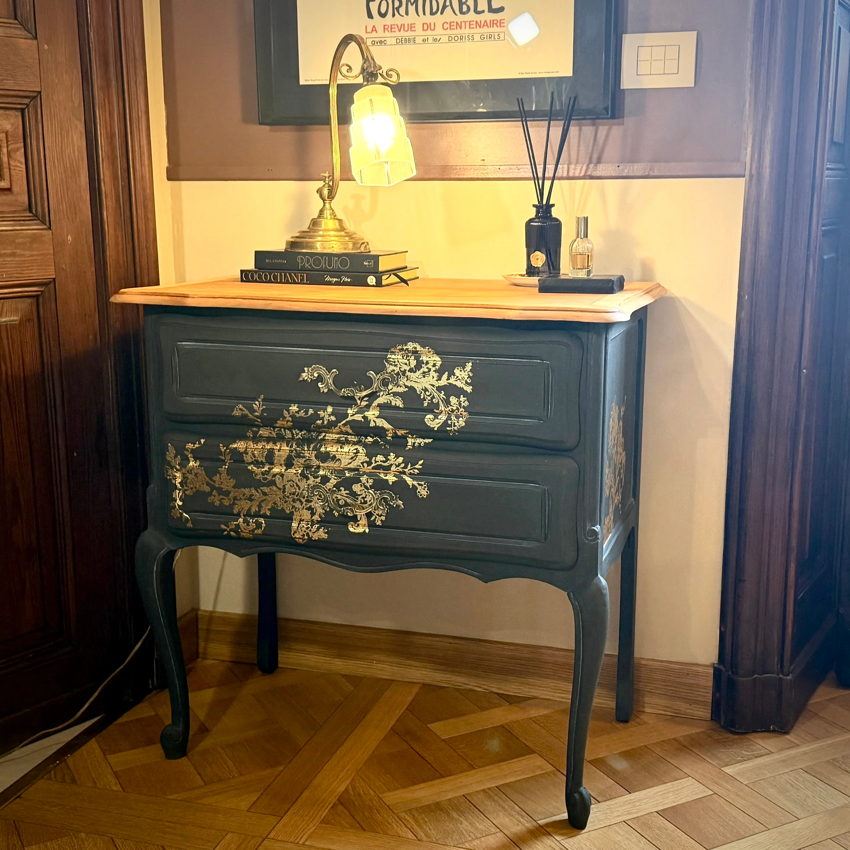 Mobile nero e oro - I Restyling di Elisa