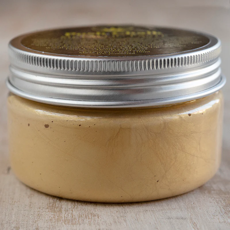 Pasta metallizzata Posh Chalk "Pearl gold" 110ml WoodUbend - Image 2