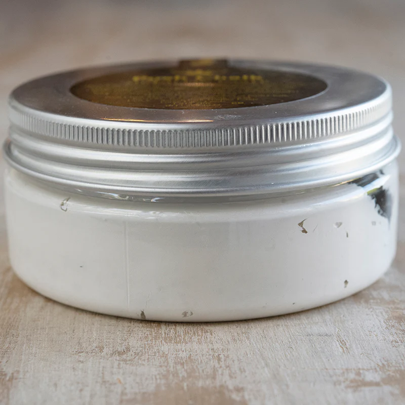 Pasta metallizzata Posh Chalk "White Titamium" 110ml WoodUbend - Image 2