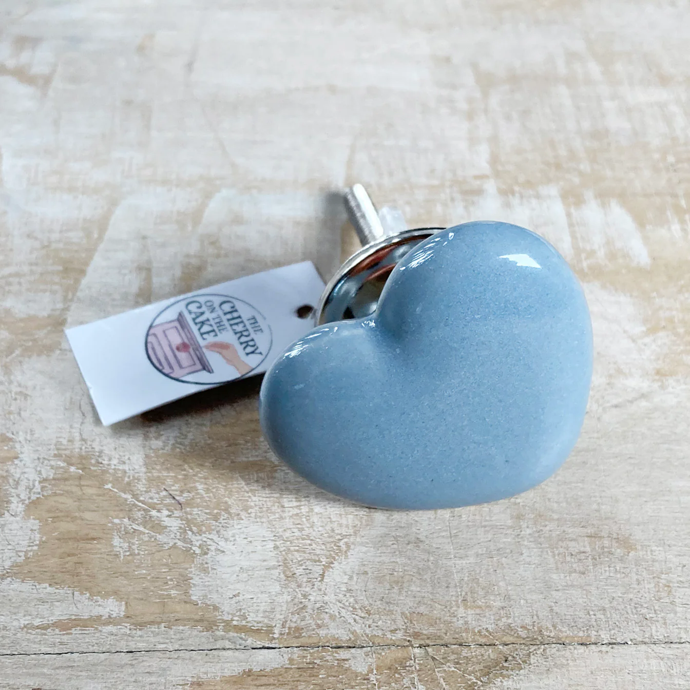 Pomello in Ceramica "Cuore Grigio" - Image 3