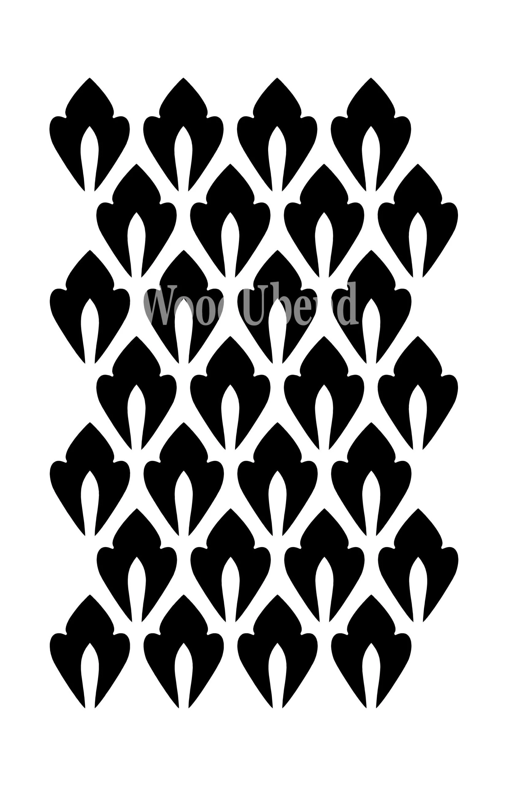 Posh Chalk Stencil Moroccan Vibes 19.5x30cm WoodUbend