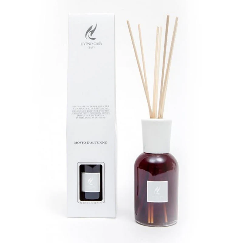 Profumatore "Mosto d'Autunno" Diffusore a bastoncino, Hypno Casa, 250 ml