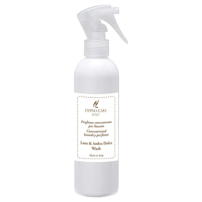 Profumo per tessuti "Latte e Ambra dolce Wash" 250 ml