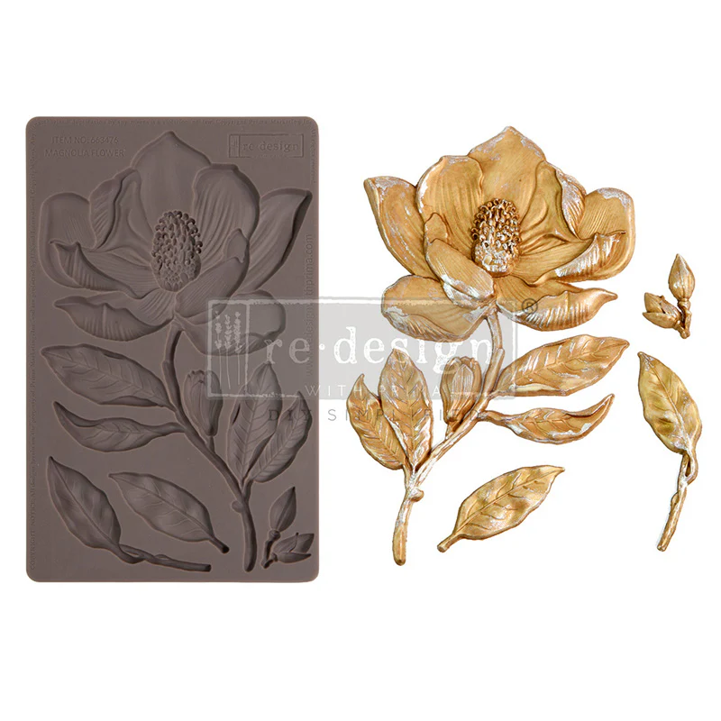Redesign Decor Moulds "Magnolia Flower" 12,7 x 20,3 cm