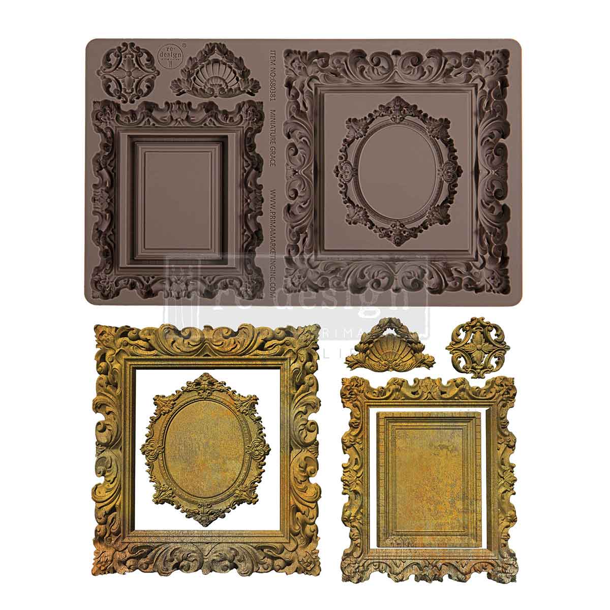 Redesign Decor Moulds "Miniature Grace" 12,7 × 20,3 cm