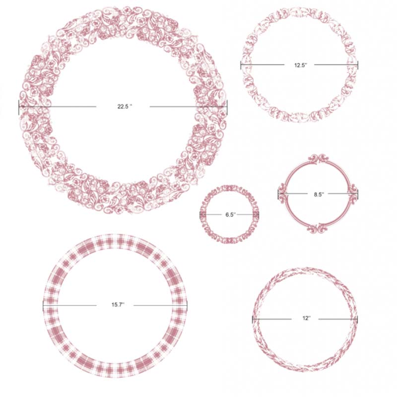 Redesign Decor Stamp "CURVED ACCENTS" 30,5 x 30,5 cm - Image 2
