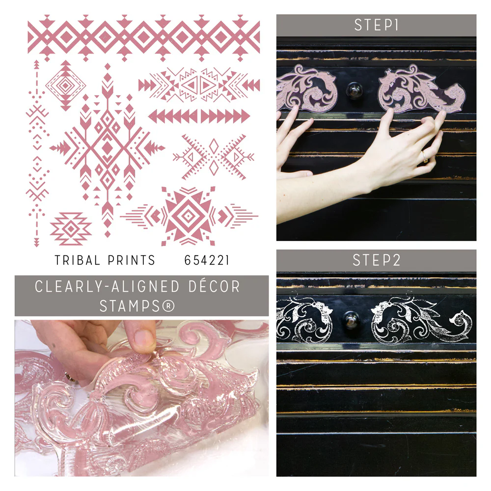 Redesign Decor Stamp "Tribal Prints" 30,5 x 30,5 cm - Image 3