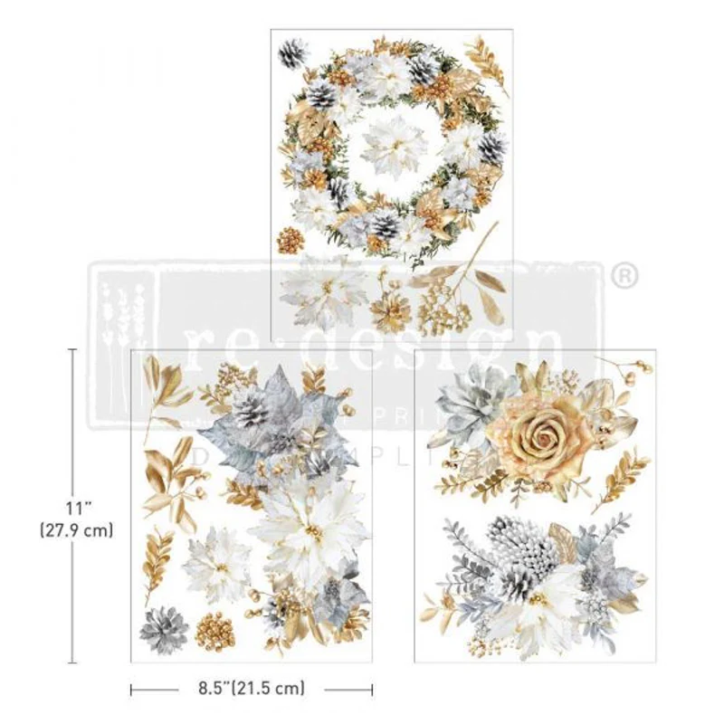 Redesign Decor Transfers “A GILDED MOMENT” 21,5x28 cm