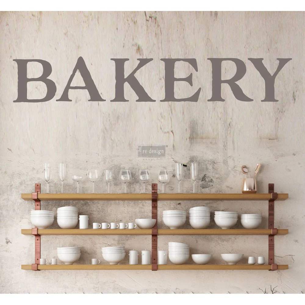 Redesign Decor Transfers "BAKERY" 38x68,5 cm - Image 2