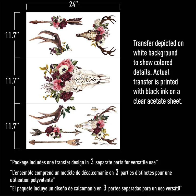 Redesign Decor Transfers “BEAUTIFULLY NATIVES” 61 x 86 cm - Image 5
