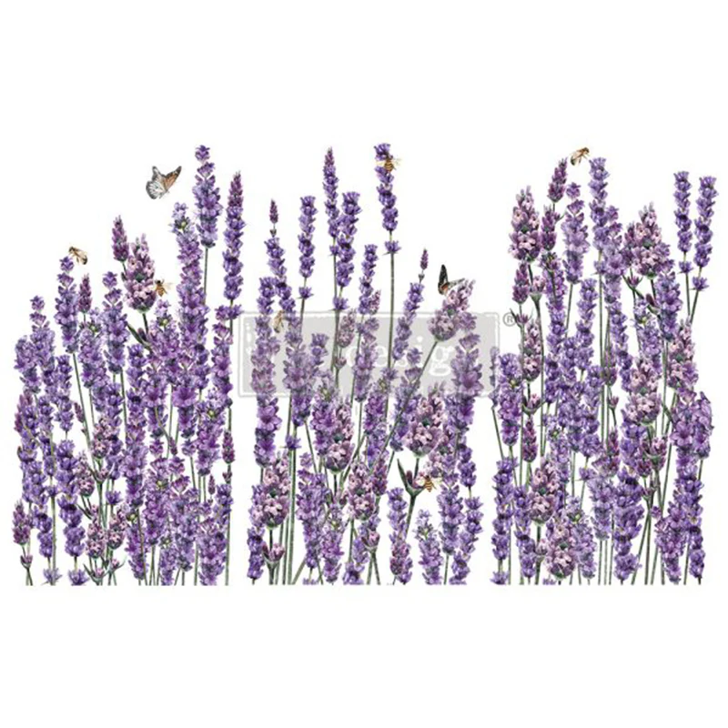 Redesign Decor Transfers " CHAMPS DE LAVENDE" 89x61 cm