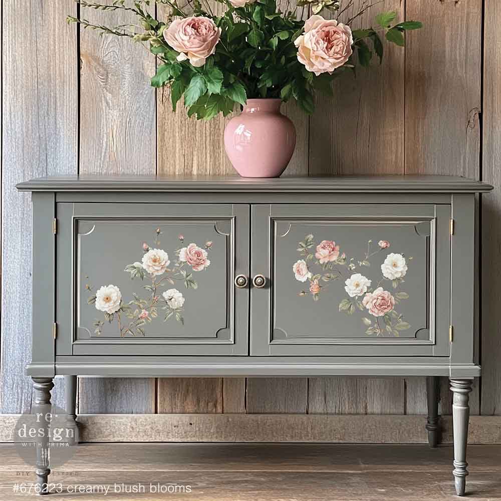 Redesign Decor Transfers – "Creamy Blush Blooms" 21,5x28 cm 3 fogli - Image 2