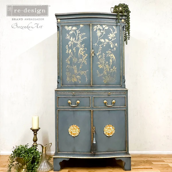 Redesign Decor Transfers Gold Foil Kacha “A BIRD SONG” 45×61 cm - Image 4