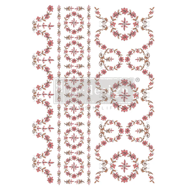 Redesign Decor Transfers “FLOWER GARLAND” 60x88 cm
