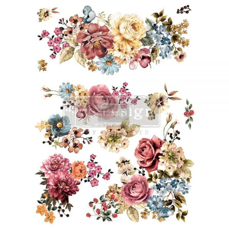 Redesign Decor Transfers "RUBY ROSE" 56 x 76 cm