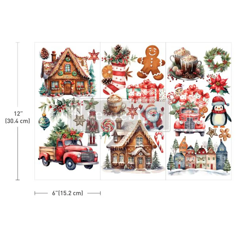 Redesign Decor Transfers “ Winter Wonderland Wonders” 15 x 30,5 cm
