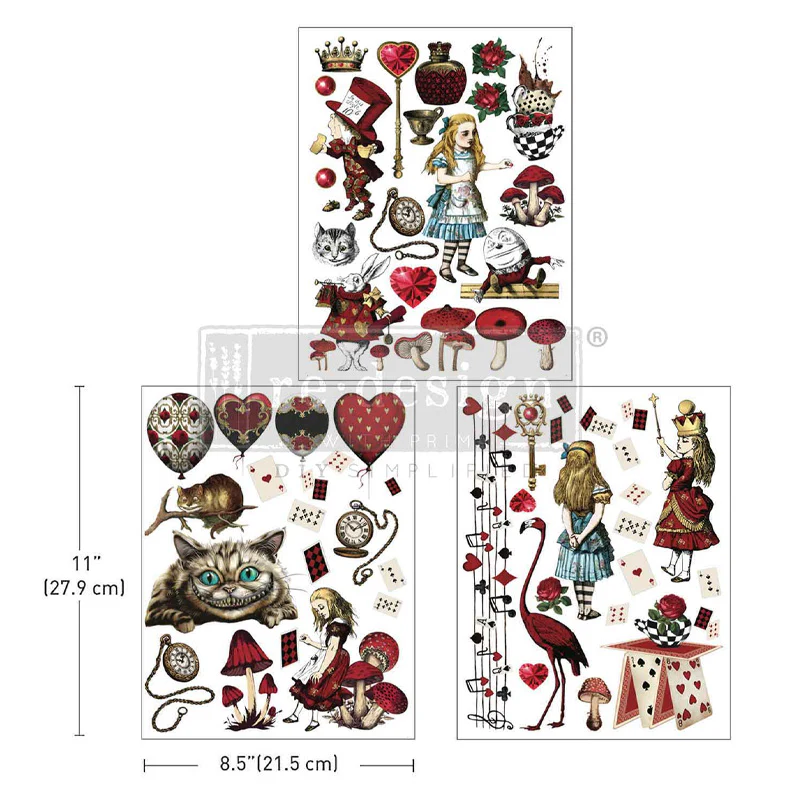 Redesign Decor Transfers “Wonderland Impressions” 21,5x28 cm