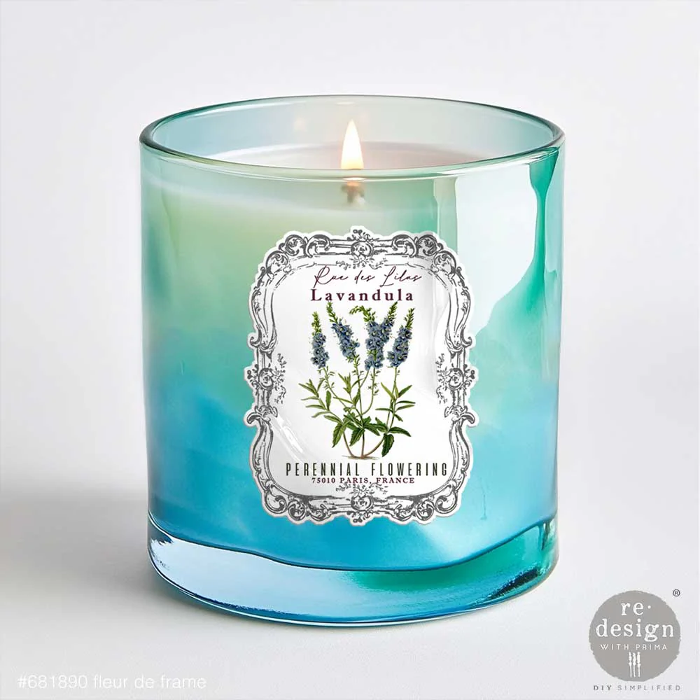 Redesign Luxe Transfers – "Fleur de Frame" 8,2x29,2 xm 2 fogli - Image 2