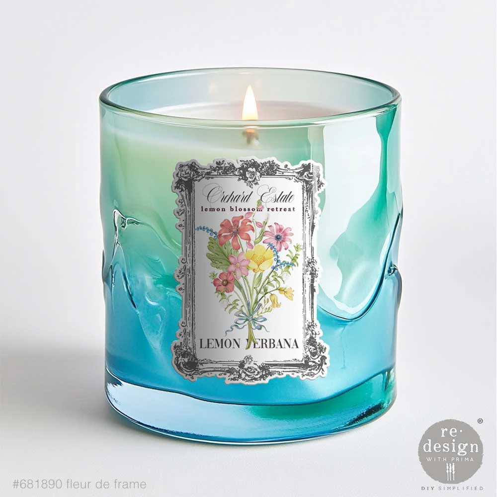 Redesign Luxe Transfers – "Fleur de Frame" 8,2x29,2 xm 2 fogli - Image 7