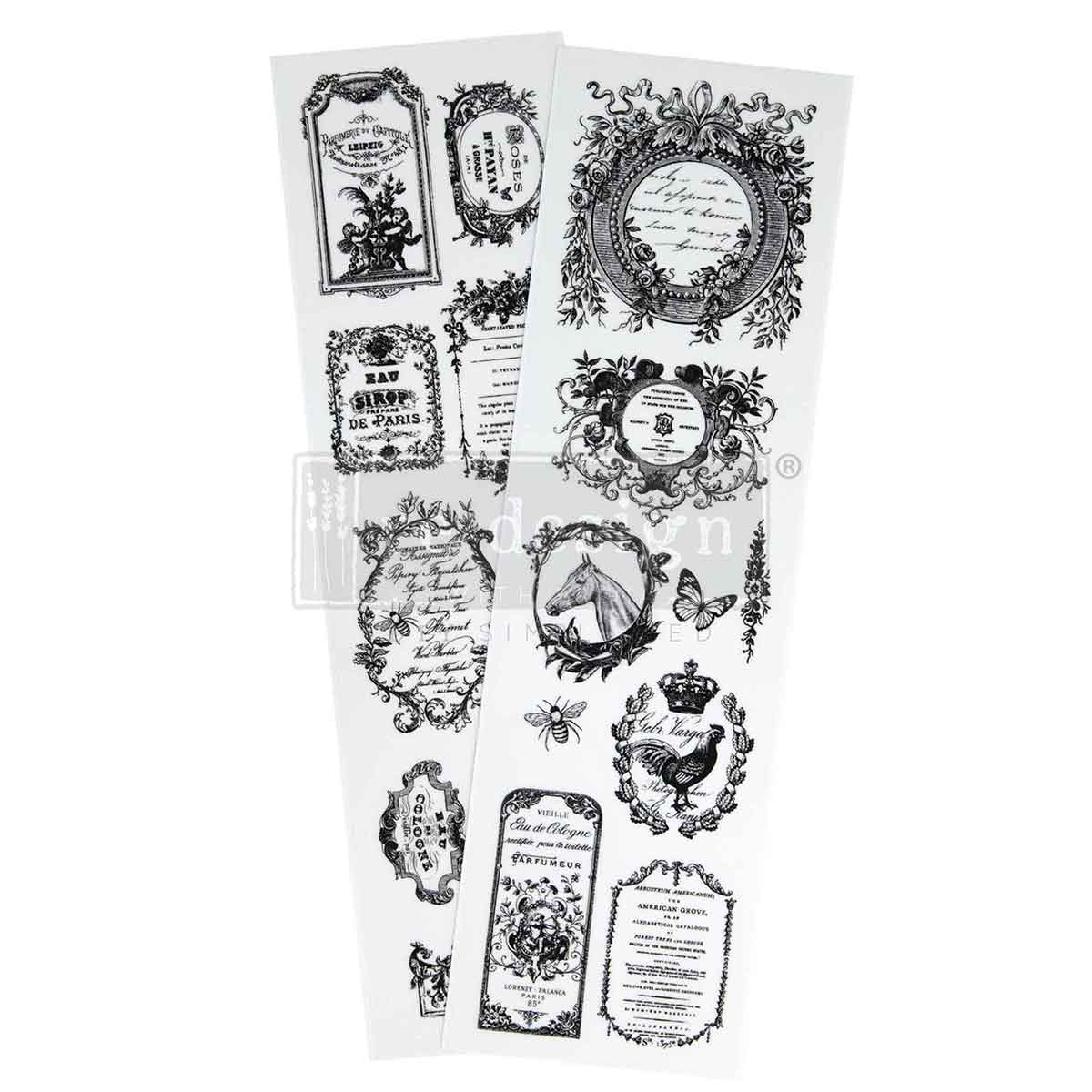 Redesign Luxe Transfers – "Romance en Fleur" 8,2x29,2 xm 2 fogli - Image 3