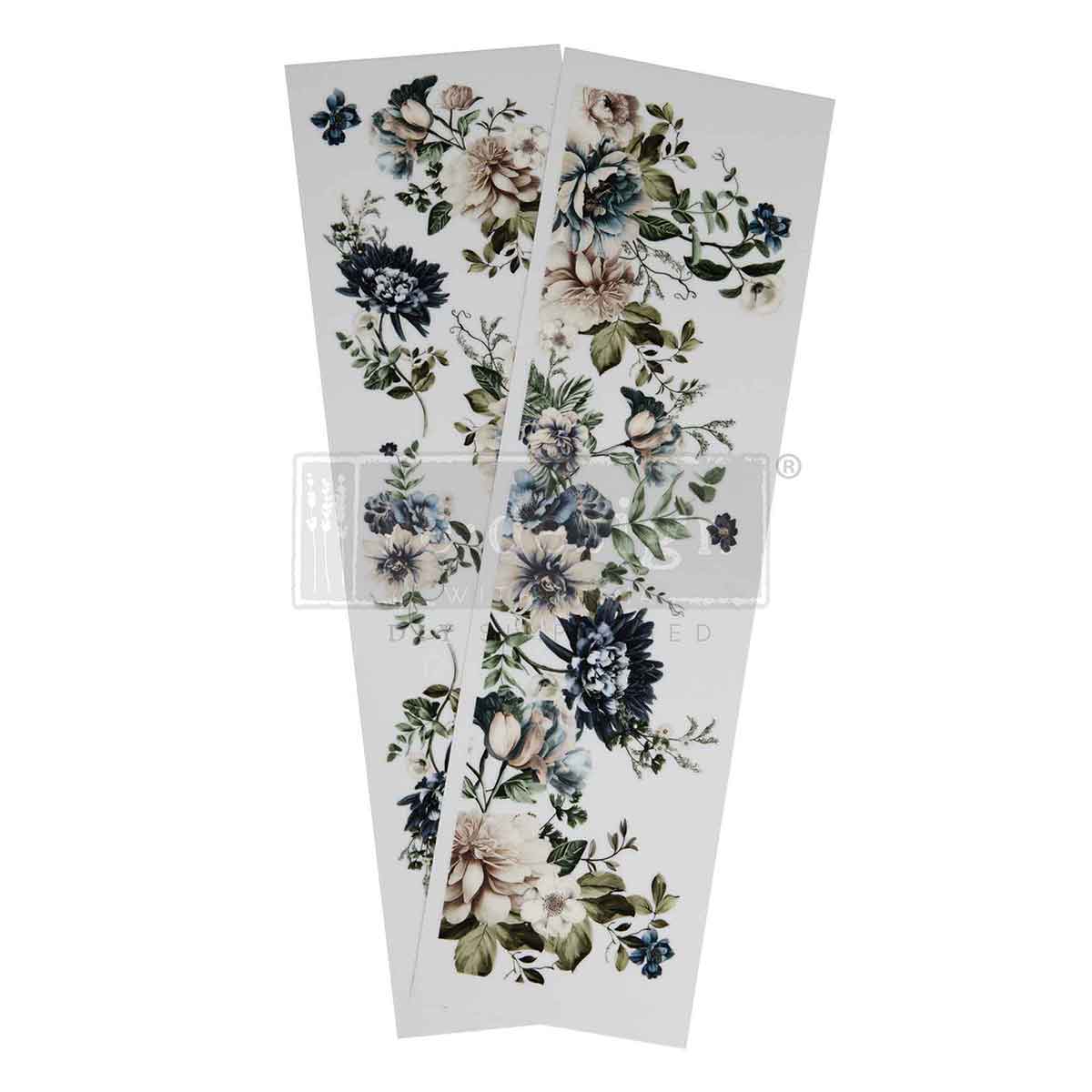 Redesign Luxe Transfers – "Whispers Of Indigo" 8,2x29,2 xm 2 fogli - Image 6