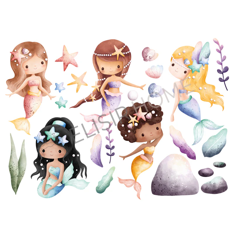 Stampa Trasferibile “AMICHE SIRENE” 28×40 cm - Image 2