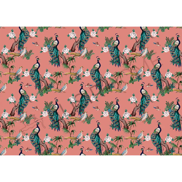 Stampa Trasferibile "FLORA & FAUNA, PEACOCK" 28X40 cm - Image 2