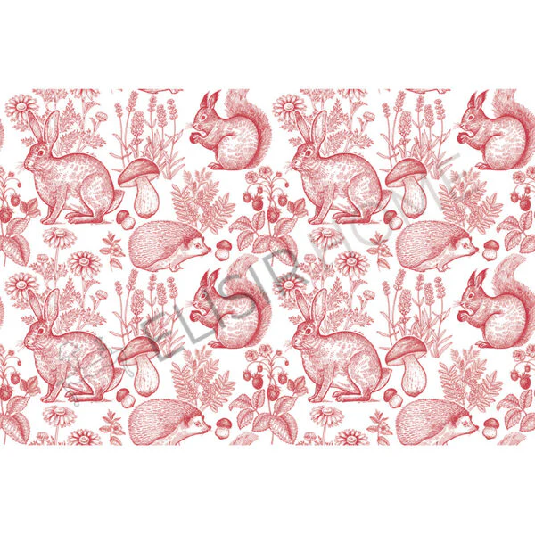 Stampa Trasferibile "FLORA & FAUNA, UNDERWOOD" 28X40 cm - Image 2