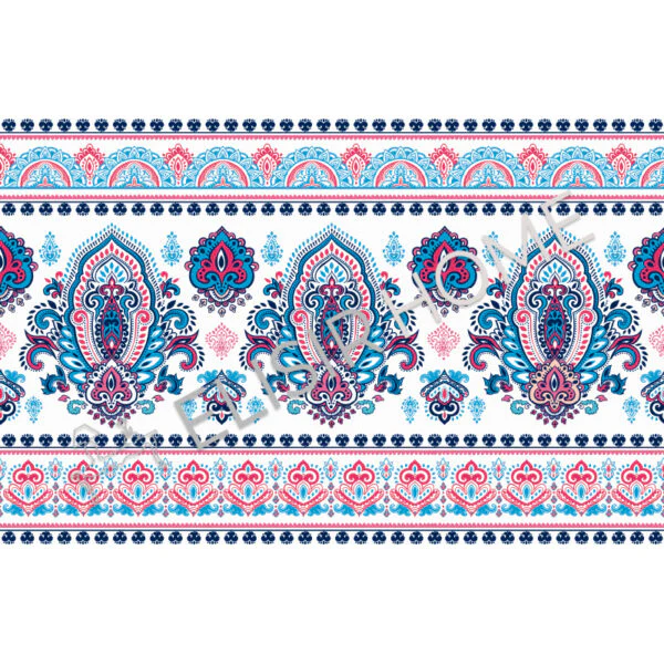 Stampa Trasferibile “PAISLEY-HENNE' POP” 28×40 cm - Image 2