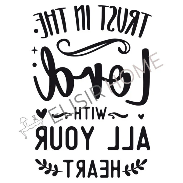 Stampa Trasferibile “SCRIPT, TRUST” 28×40 cm - Image 2