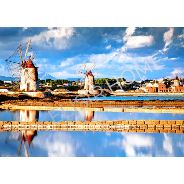 Stampa Trasferibile "SICILY TIME, MULINI" 28x40 cm - Image 2