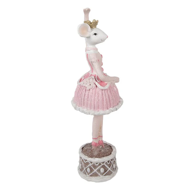 Statuina "Topolina in Tutù"- 9x9x27 cm - Image 4