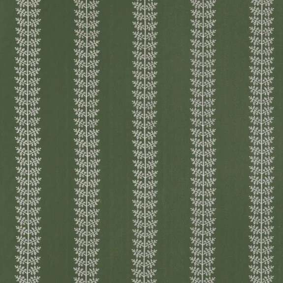 TESSUTO "Amble Embroidery Verde" boxwood | THIBAUT