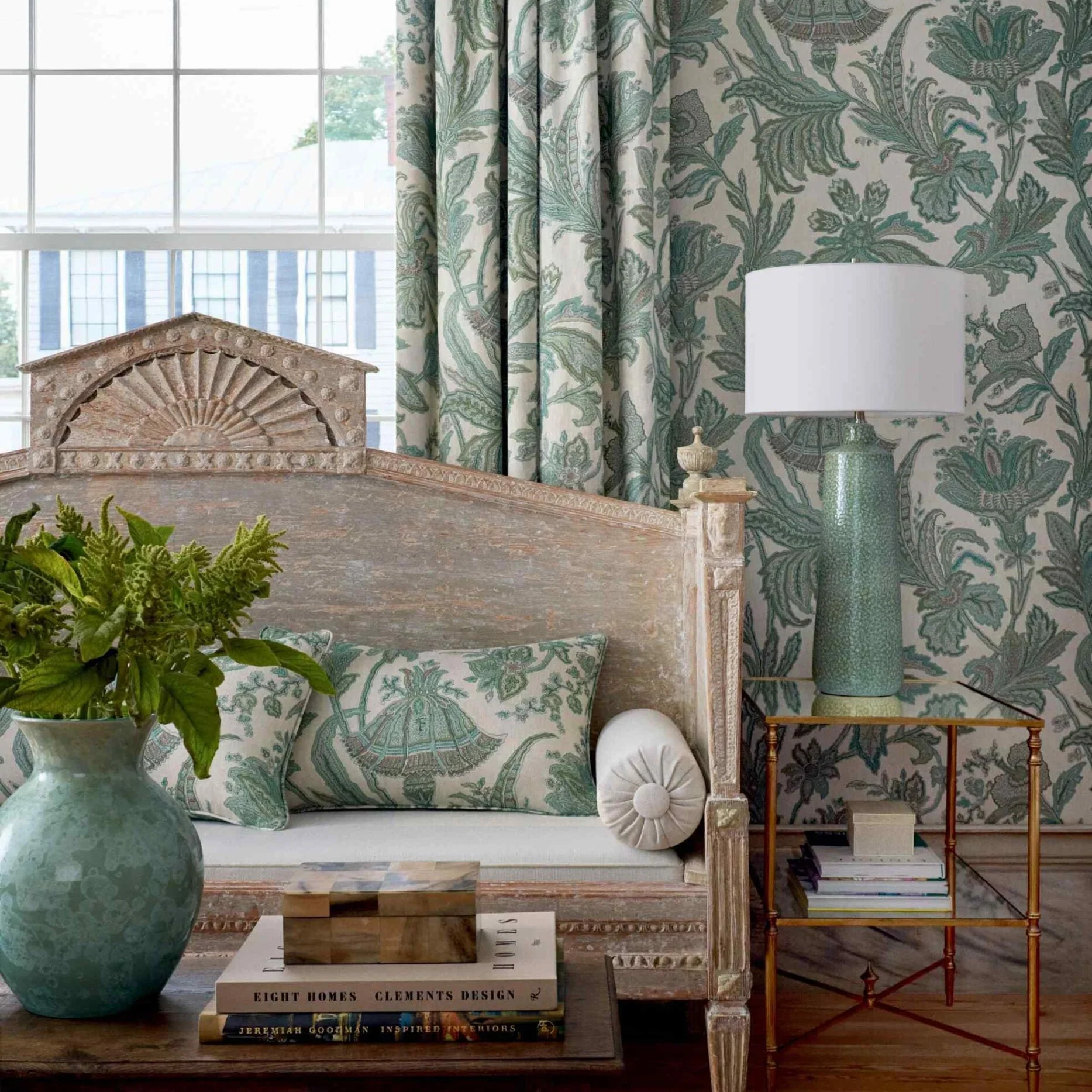 Carta da Parati “Breckenridge Verde” Boxwood | THIBAUT - Image 2