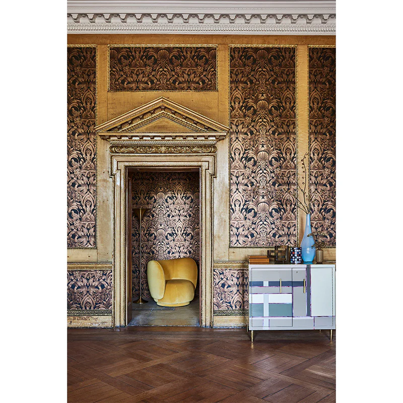 TESSUTO "Colour Box Velvet Ochre" - The Contemporary - Cole & Son - Image 3