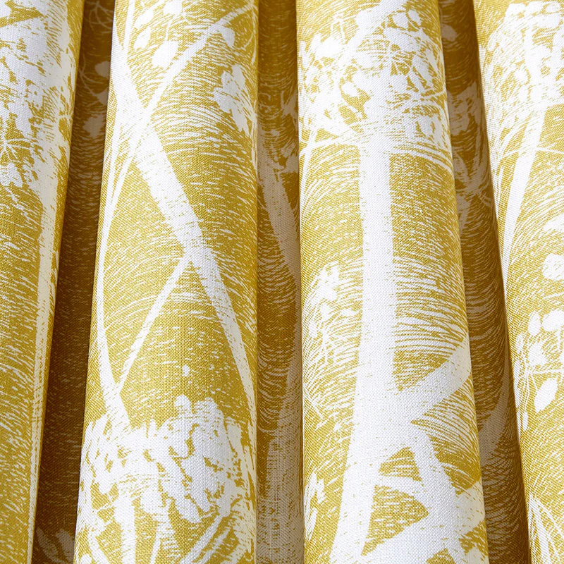 TESSUTO "Cow Parsley Linen White & Chartreuse" - The Contemporary - Cole & Son - Image 2