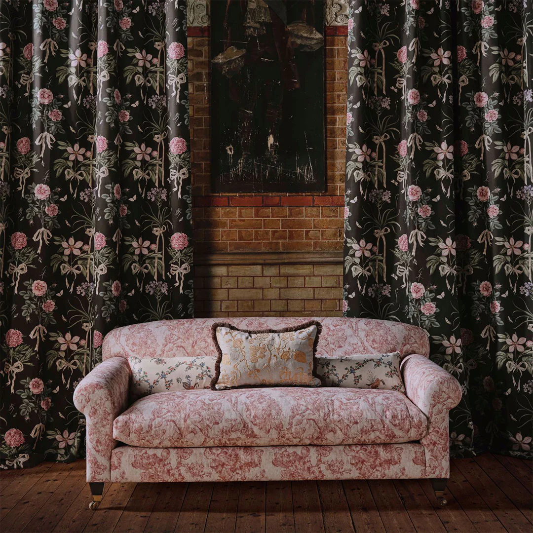TESSUTO "FRINGED TULIP TOILE PUTTY" - Giles Deacon - SANDERSON - Image 2