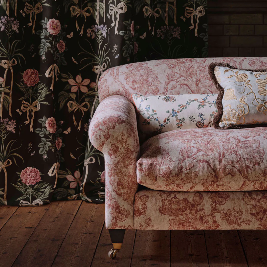 TESSUTO "FRINGED TULIP TOILE PUTTY" - Giles Deacon - SANDERSON - Image 3